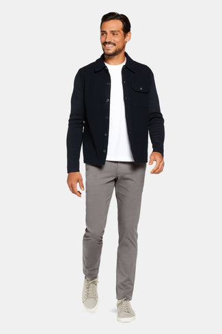 Newmans * The Coolerdays mid grey heavy stretch cotton men's trousers | MR MARVIS