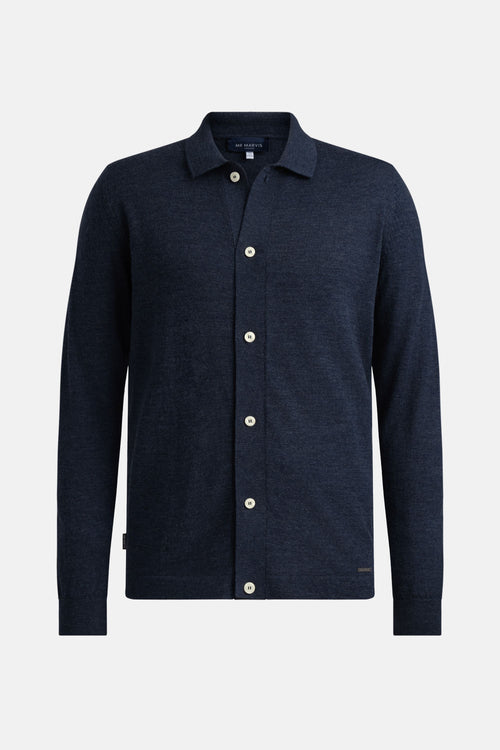 Deeps * The Merino Polo Cardigan