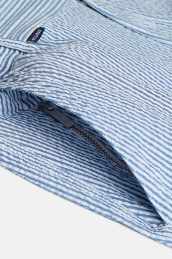 Nautics * The Short Seersuckers – Wider Stripes